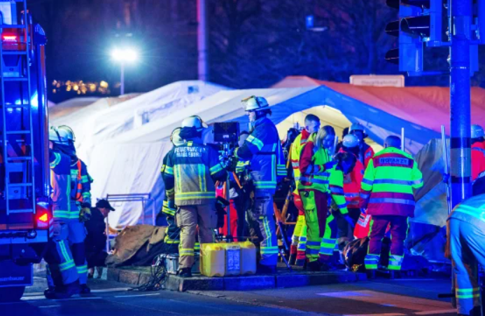 Car Slams Into Christmas Market In Germany, Killing 2 And Injuring Dozens